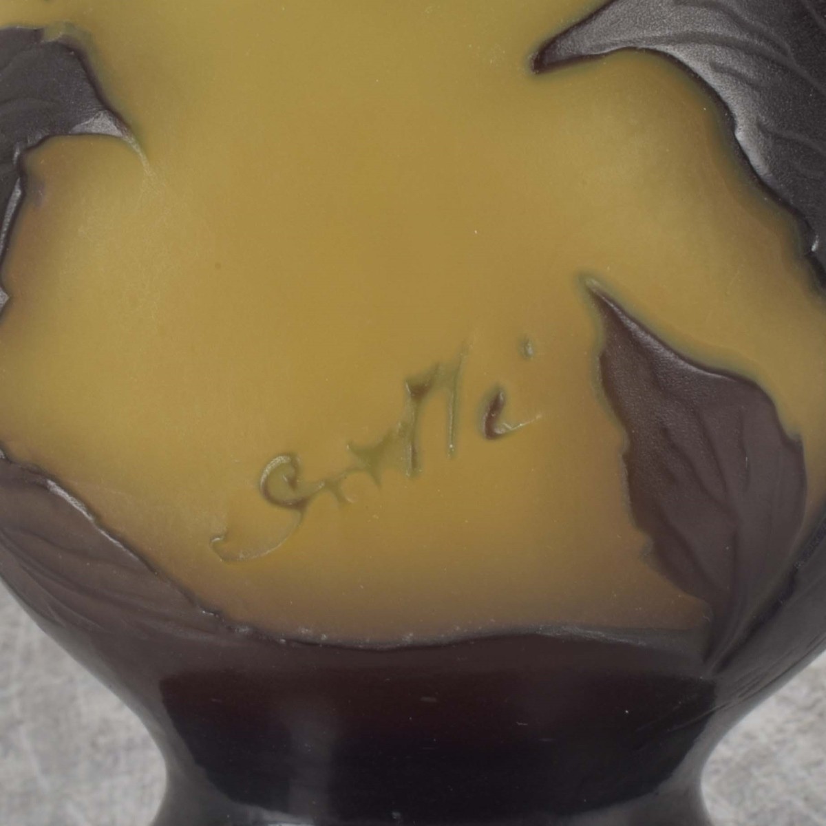 Galle Cameo Glass Vase