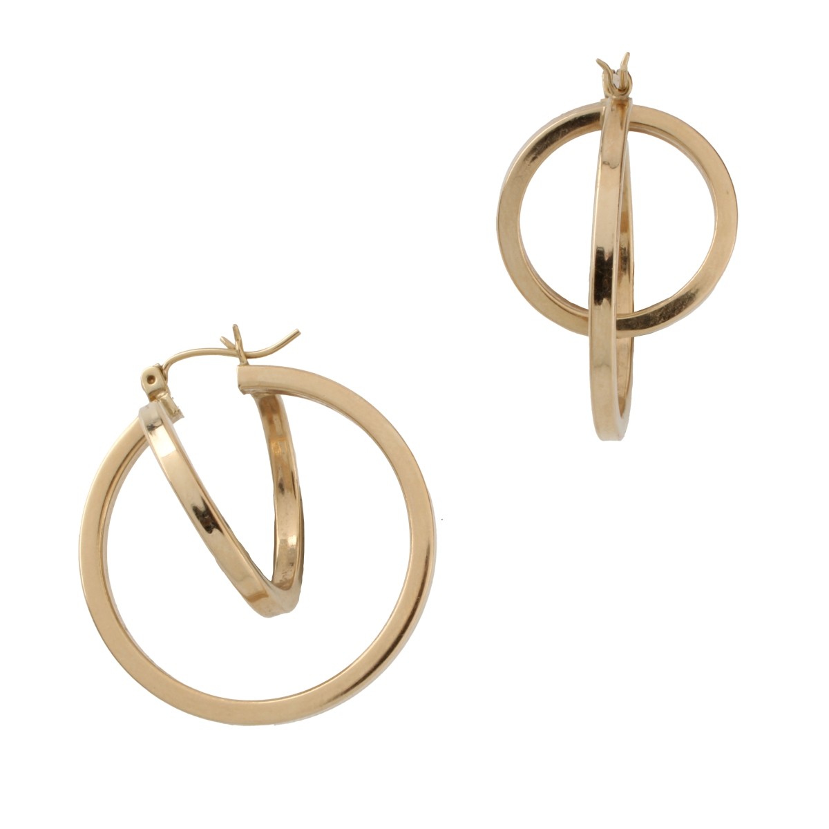 14K Hoop Earrings.