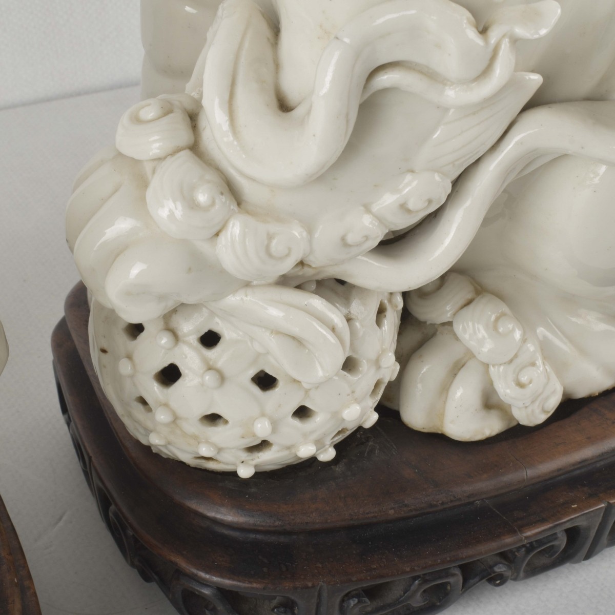 Chinese Blanc de Chine Foo Dogs