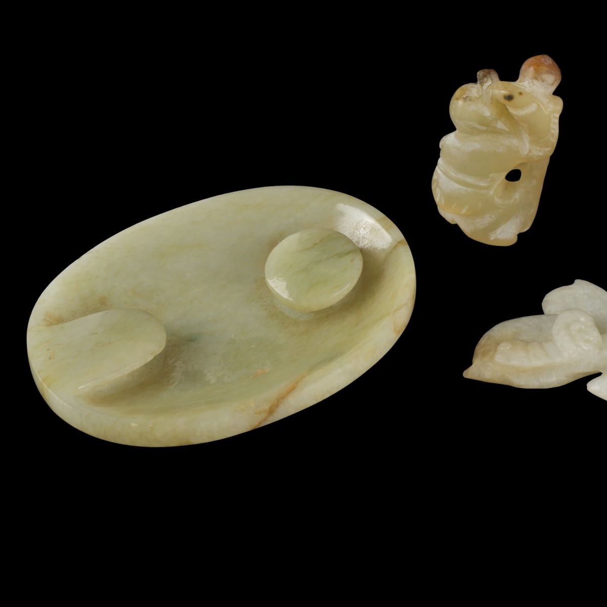 Antique Carved Jade Pieces
