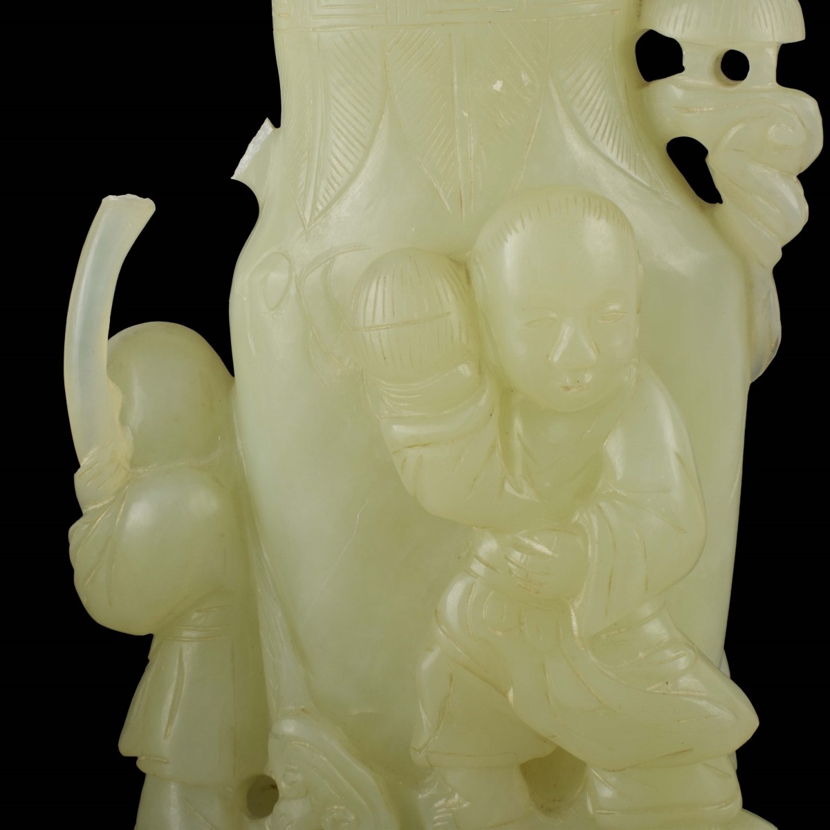 Vintage Carved Figural Jade Pieces