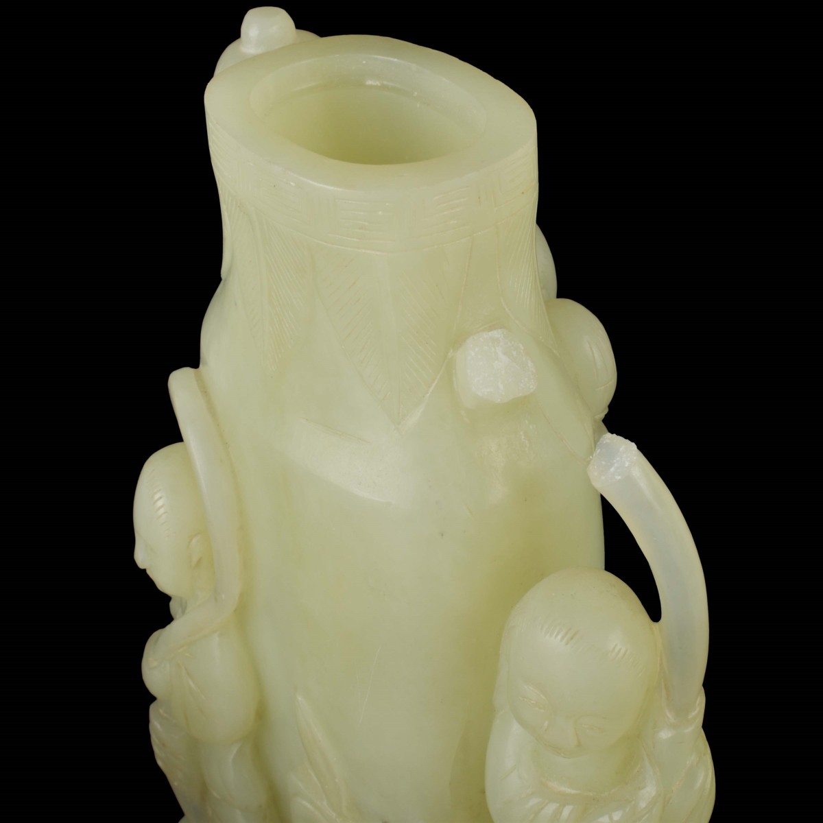 Vintage Carved Figural Jade Pieces