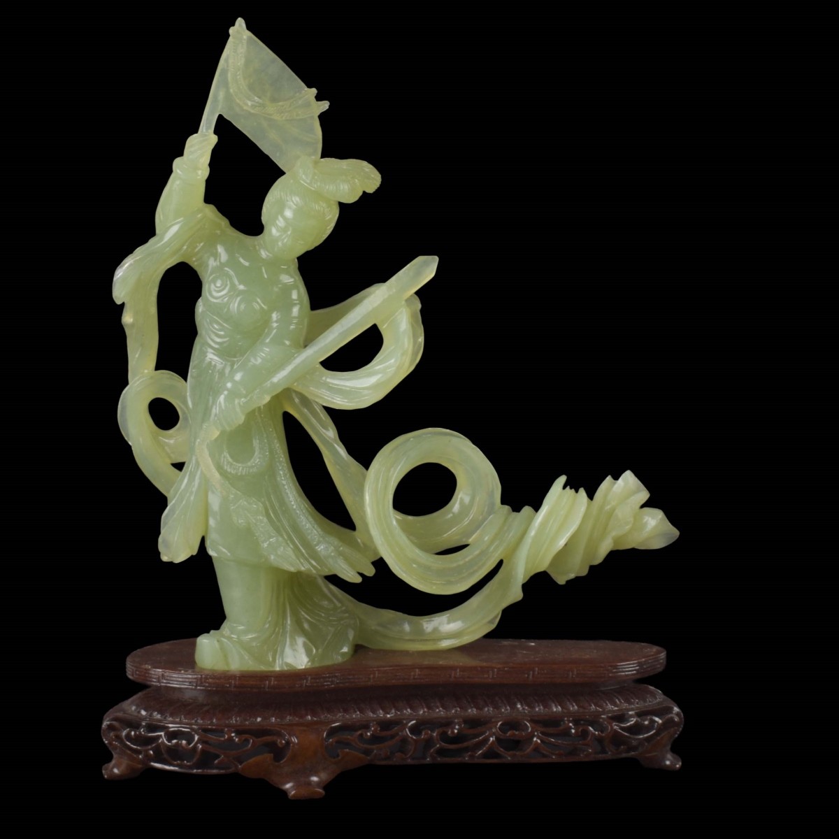 Carved Jade Chinese Quan Yin