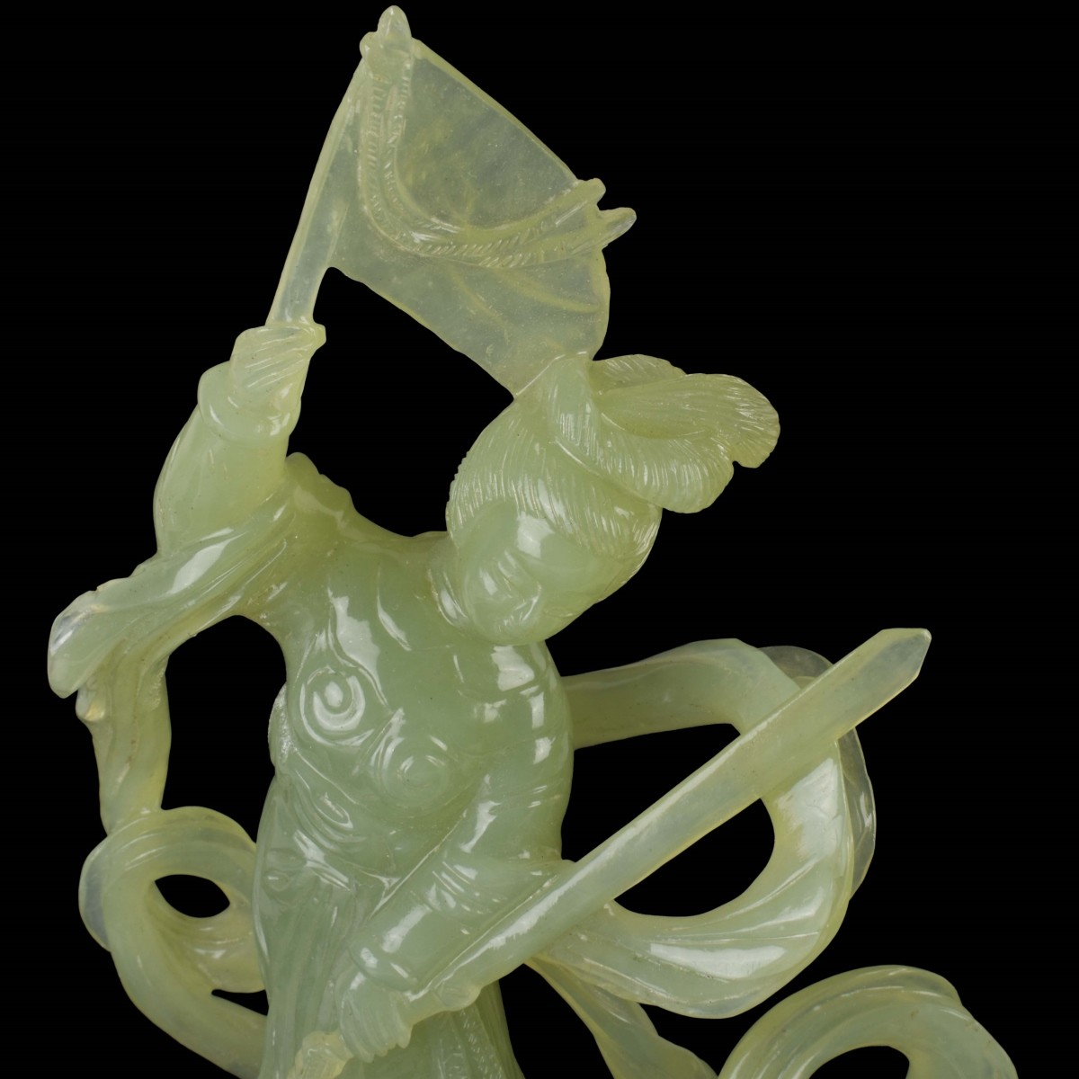 Carved Jade Chinese Quan Yin