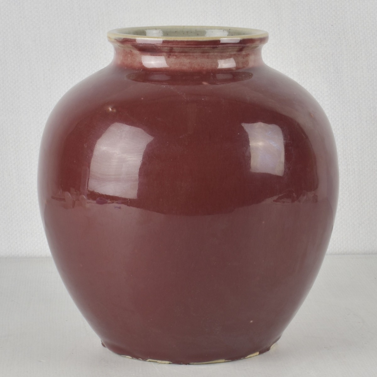 Vintage Chinese Sang De Boeuf Jar