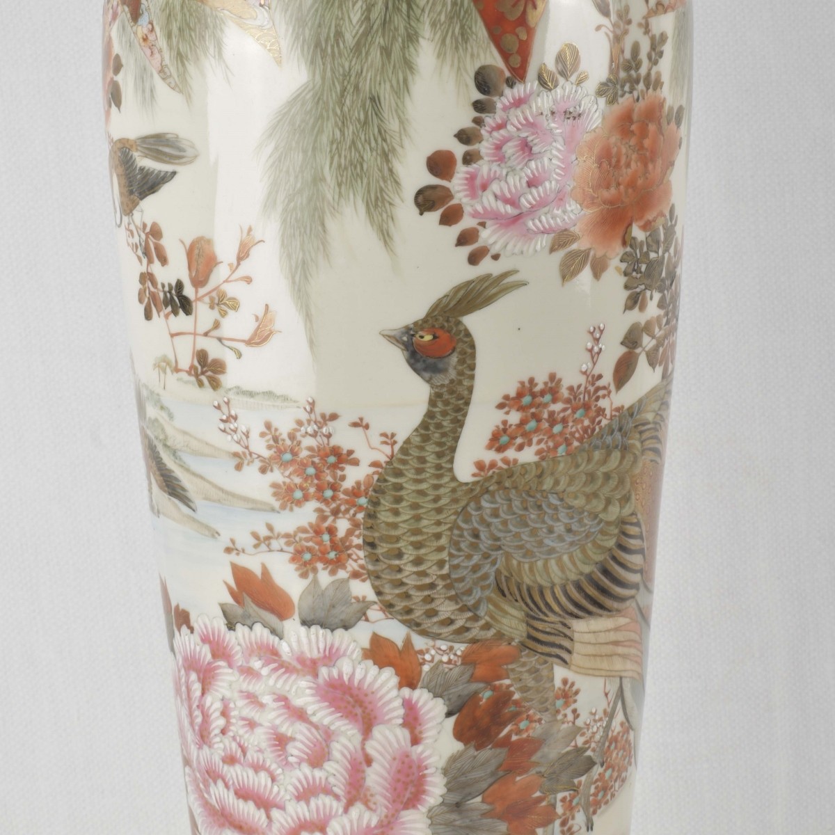 Japanese Kutani Porcelain Vase