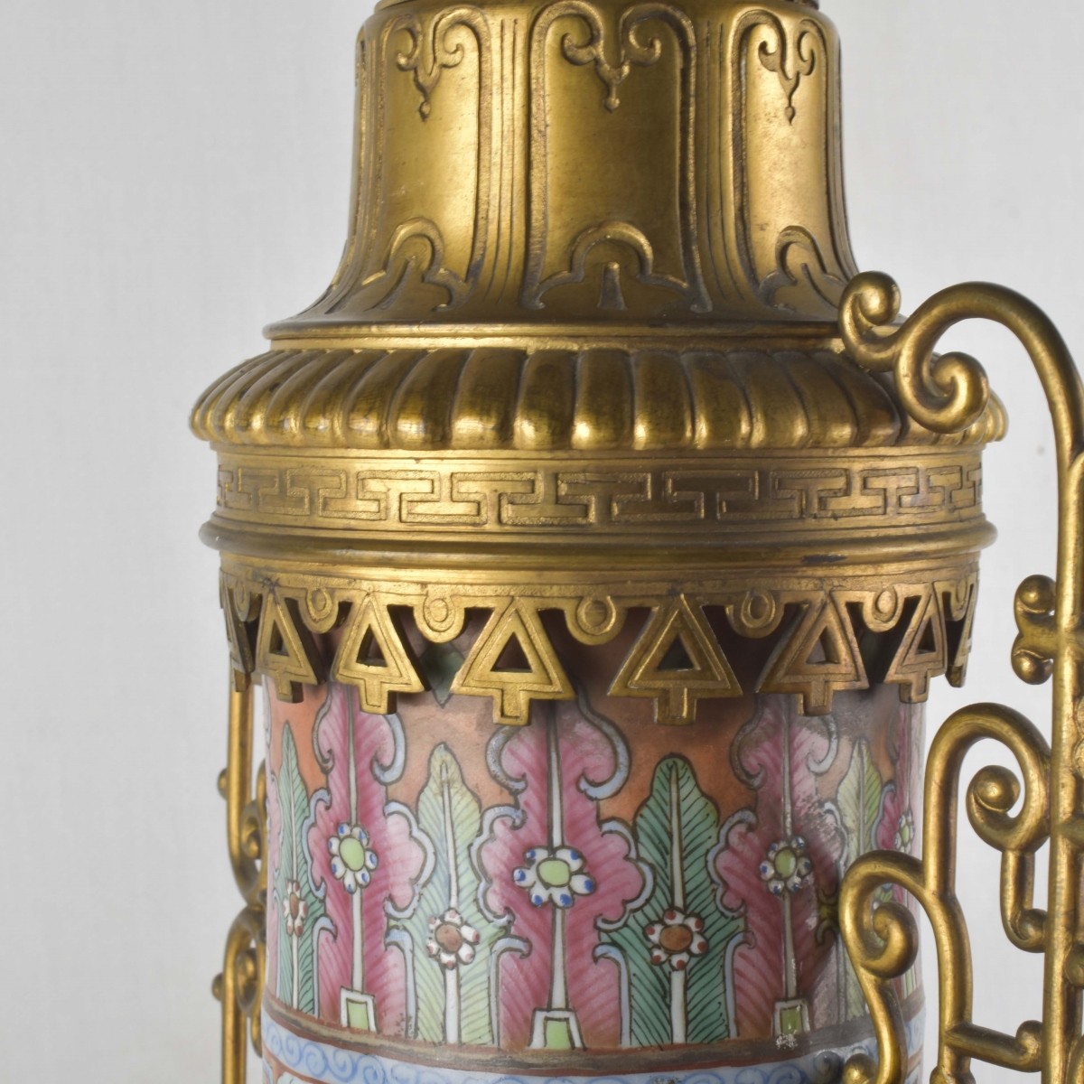 Canton Famille Rose Table Lamp