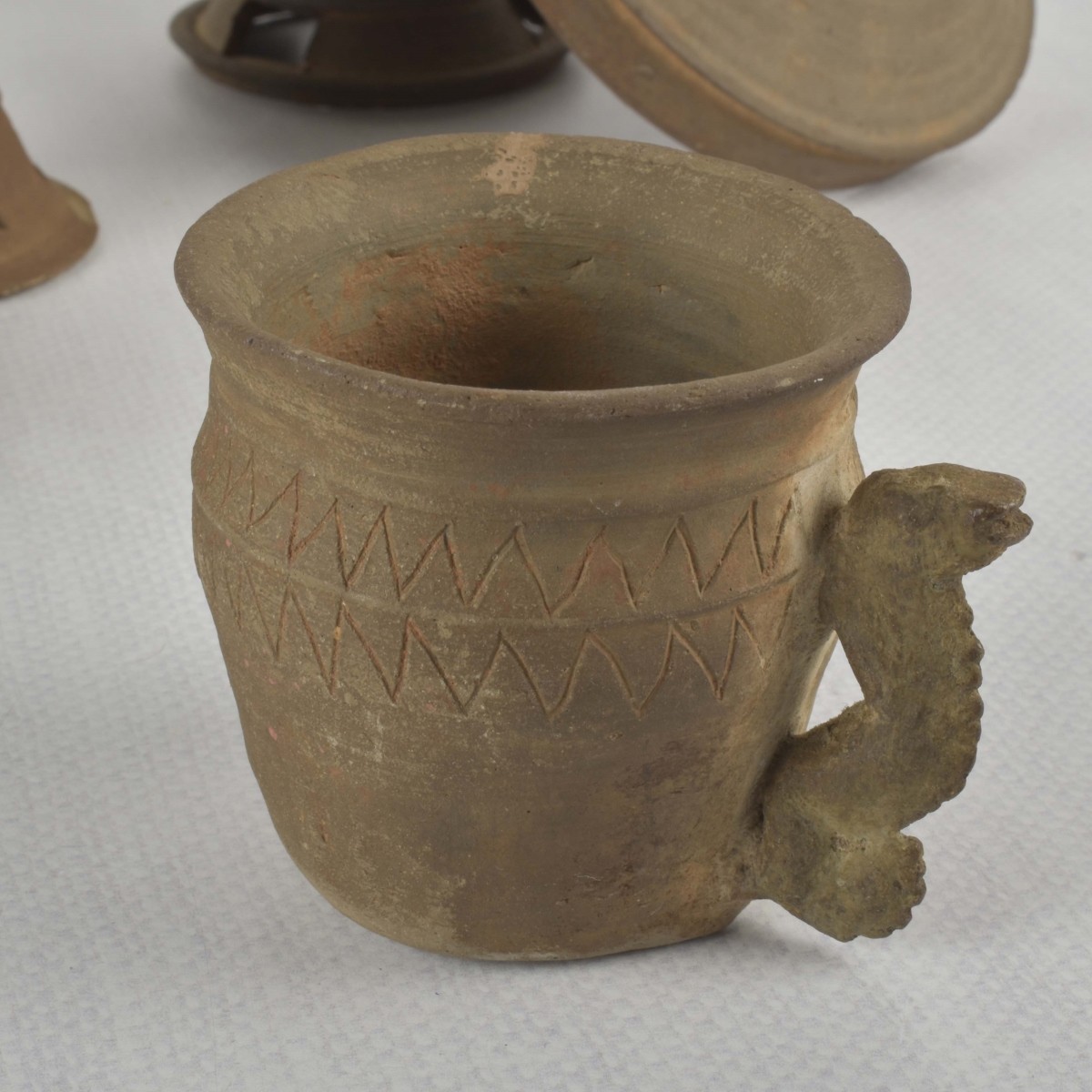 Korean Ash Glazed Pottery Pieces