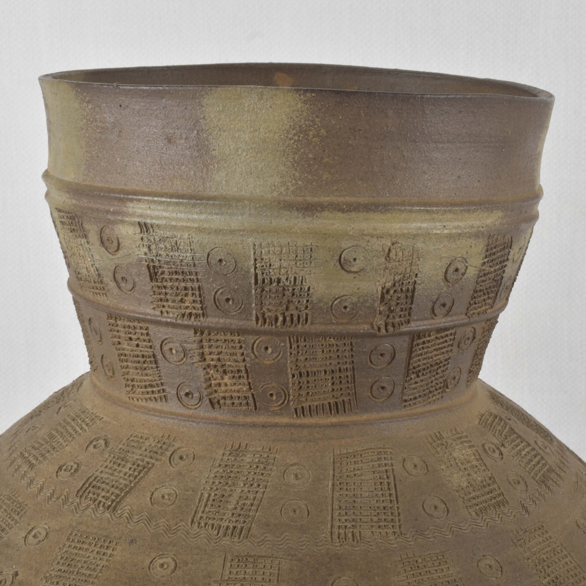 Korean Ash Glazed Pottery Urn