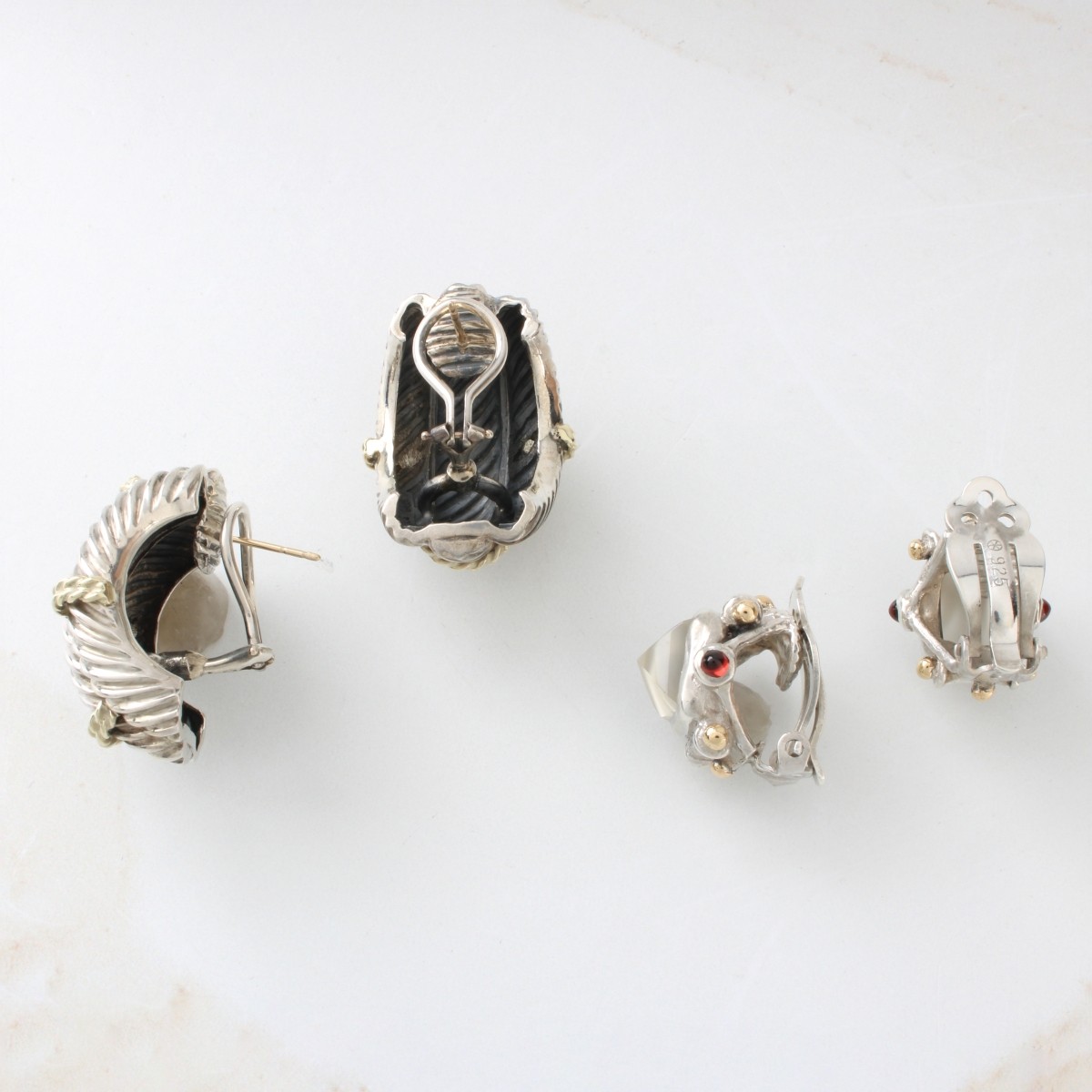David Yurman Sterling Earrings