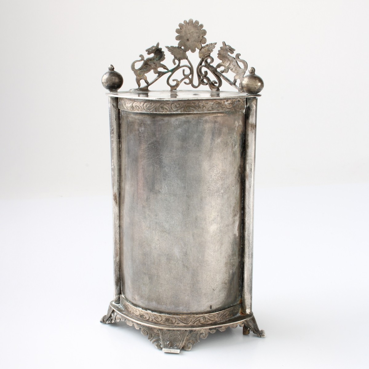 Gemstone and Sterling Miniature Aron Kodesh