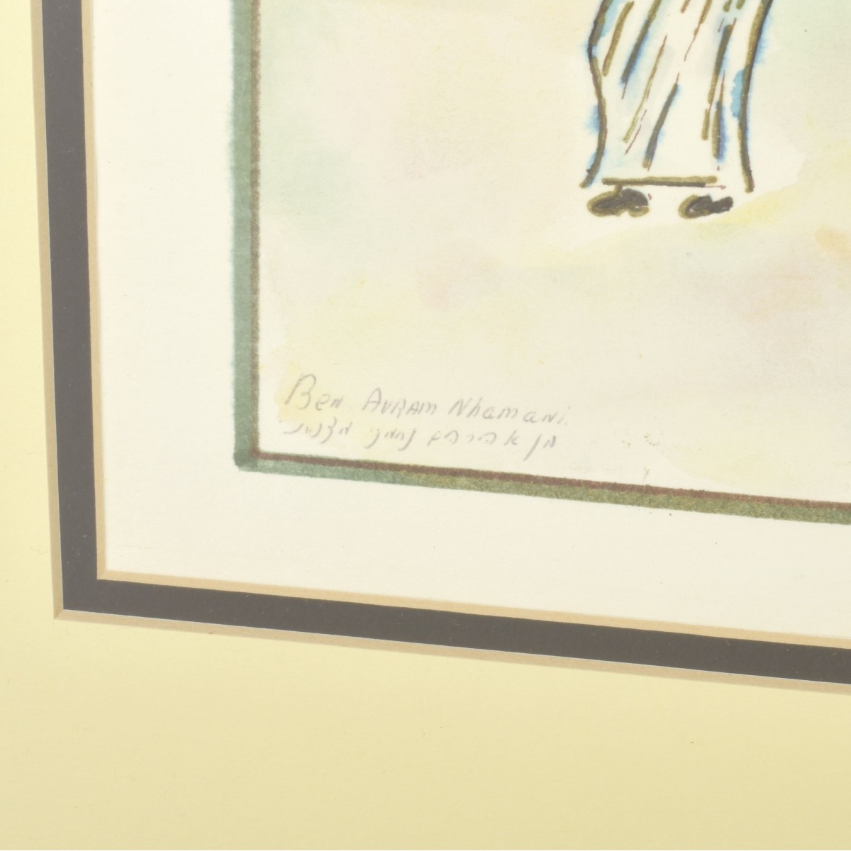 Framed Colored Lithographs
