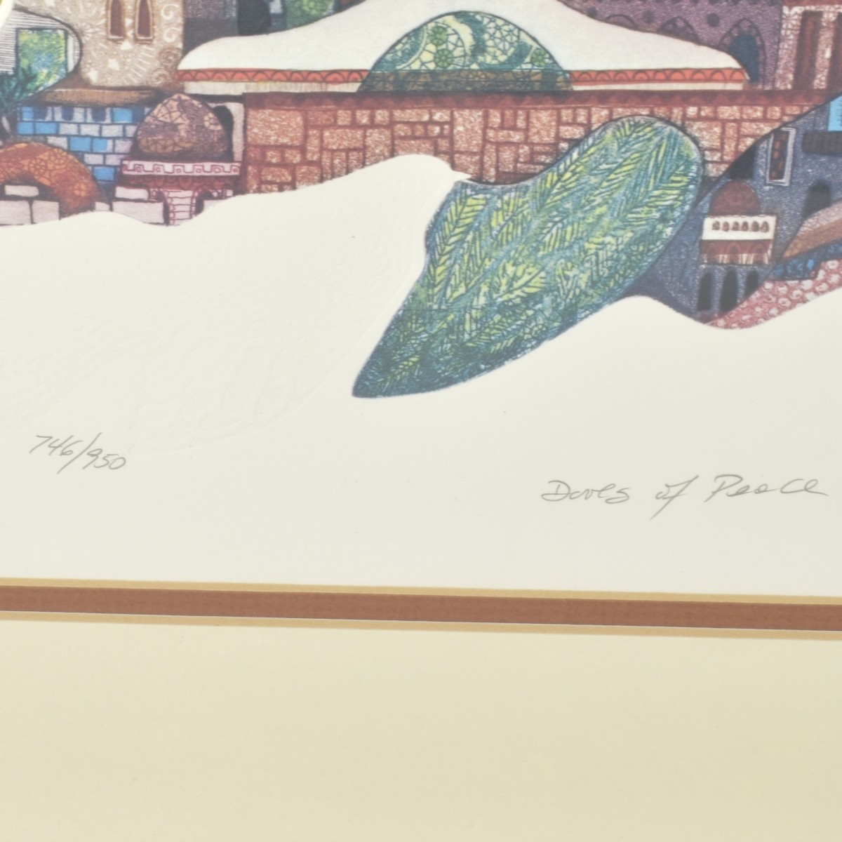 Framed Colored Lithographs
