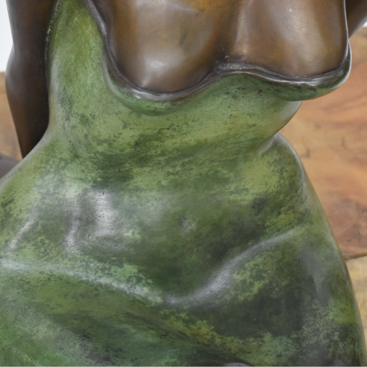 Alejandeo Toro Bronze Sculpture of a Woman