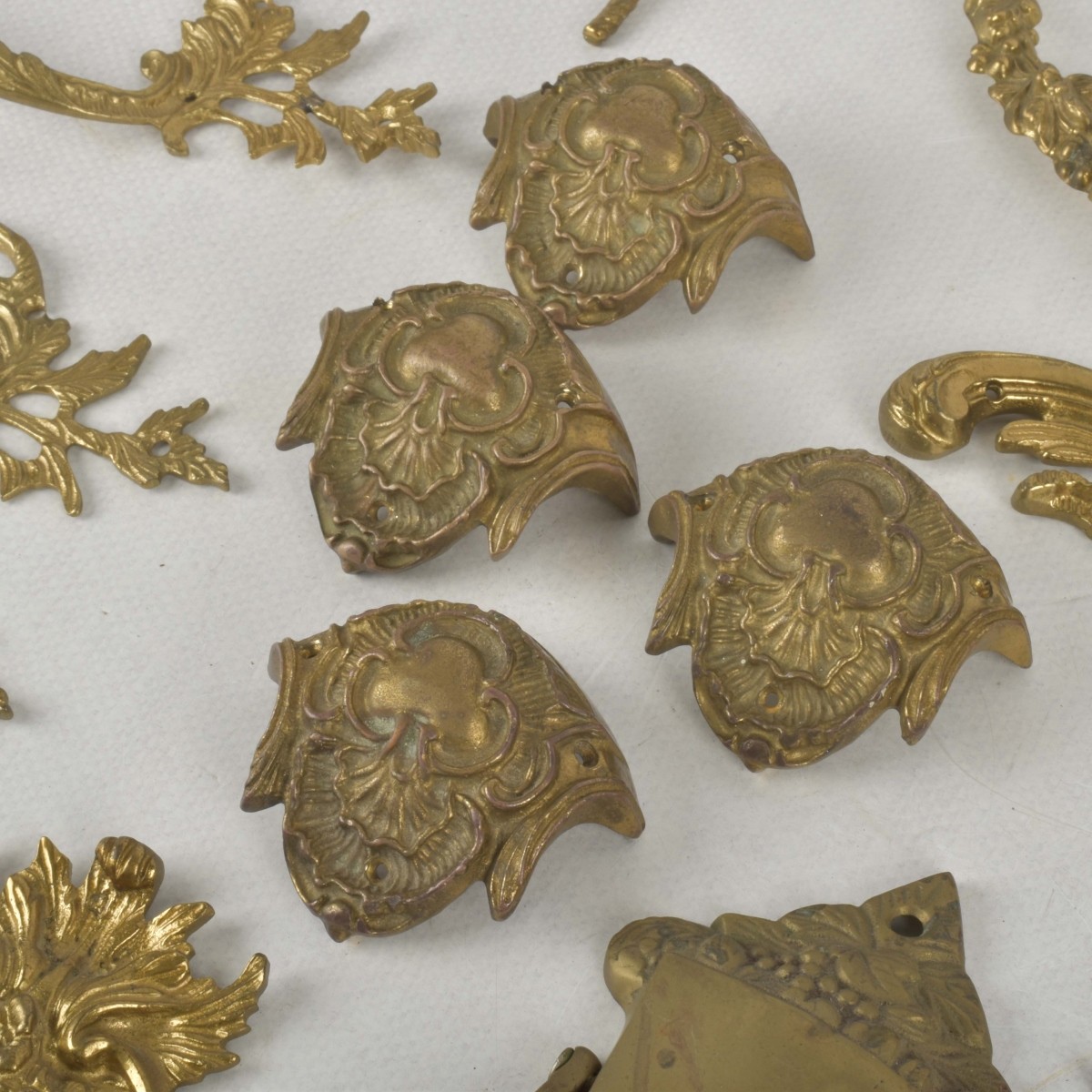 Gilt Bronze Furniture Mounts