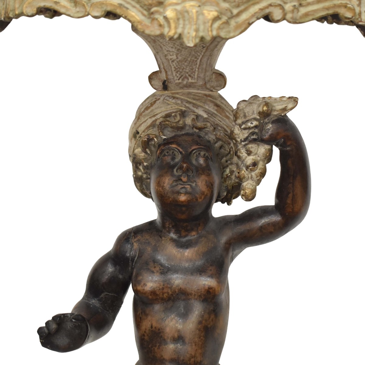 Giltwood Pedestal Blackamoor Stand