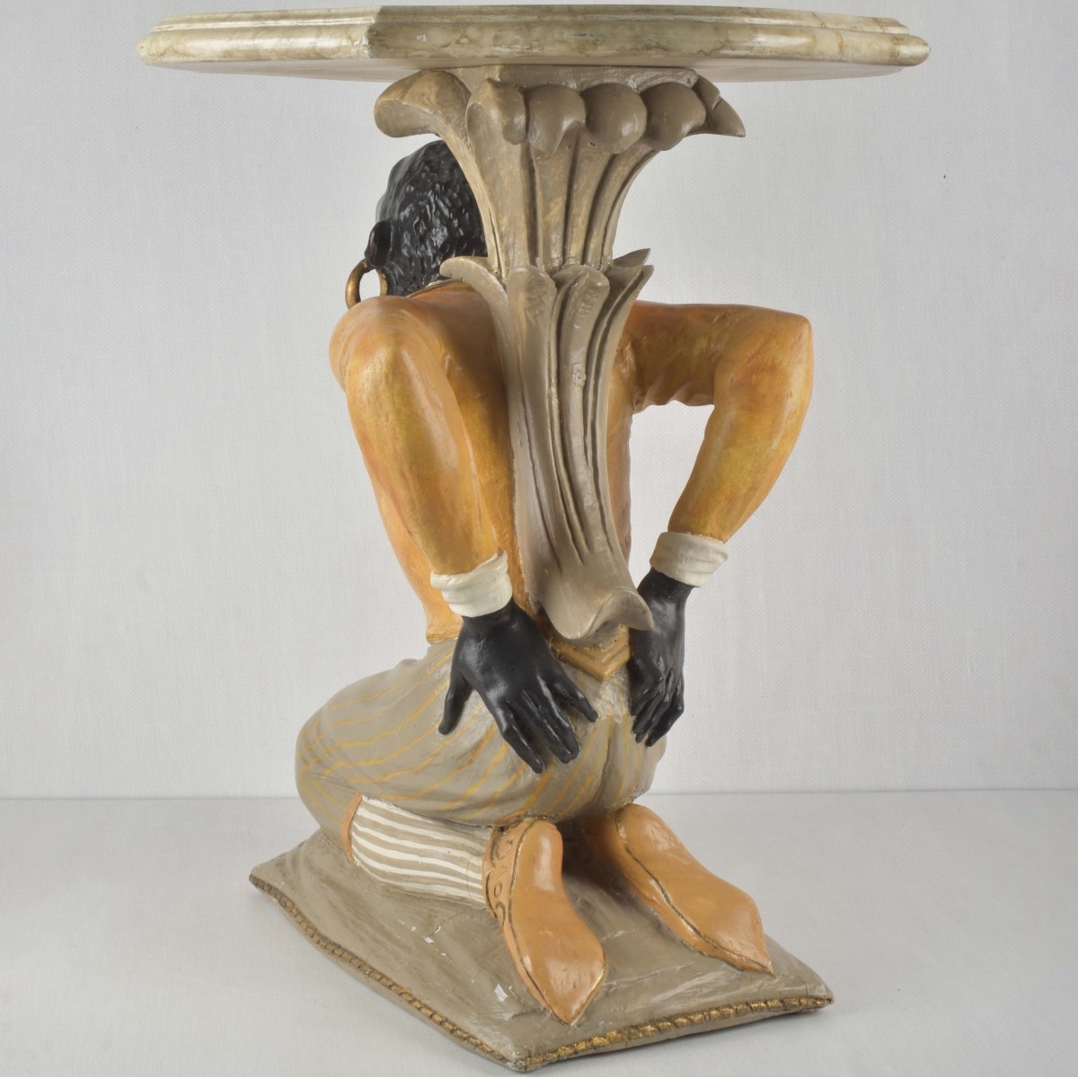 Giltwood Pedestal Blackamoor Stand