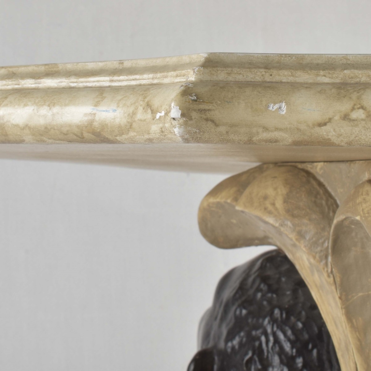 Giltwood Pedestal Blackamoor Stand