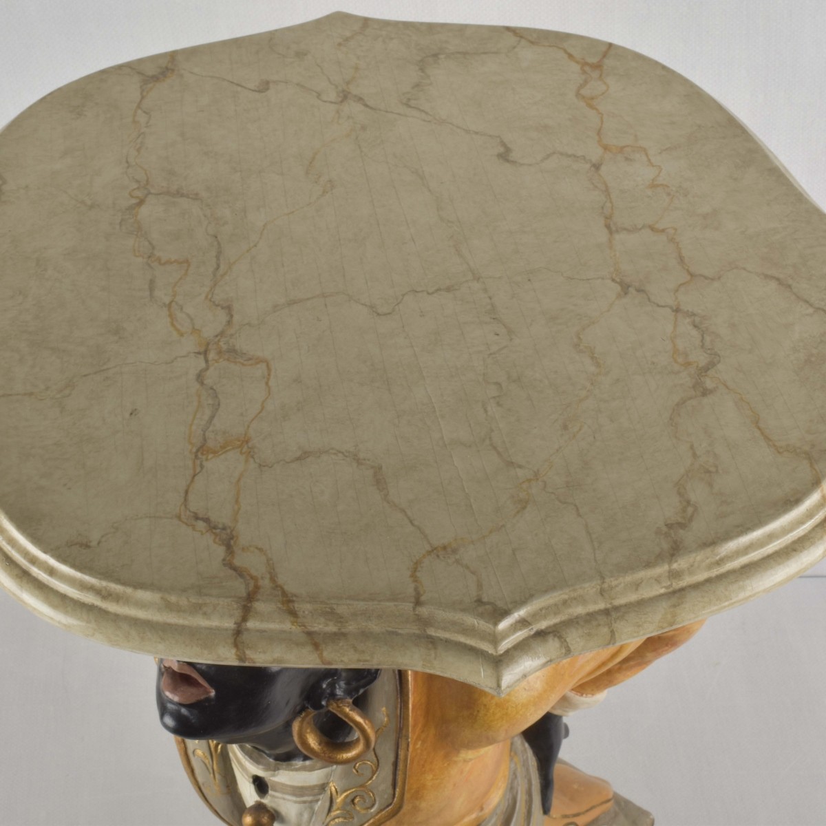 Giltwood Pedestal Blackamoor Stand