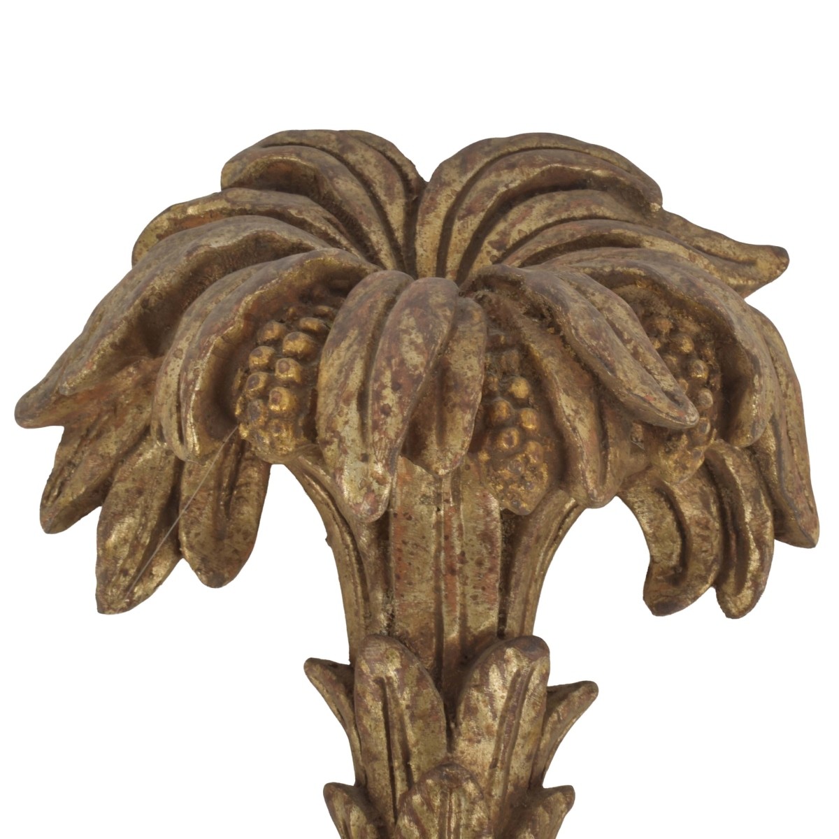 Antique Pair of Italian Gilt Wood Sconces