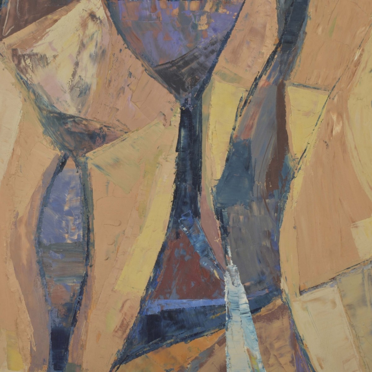 Impasto Abstract Painted Figures