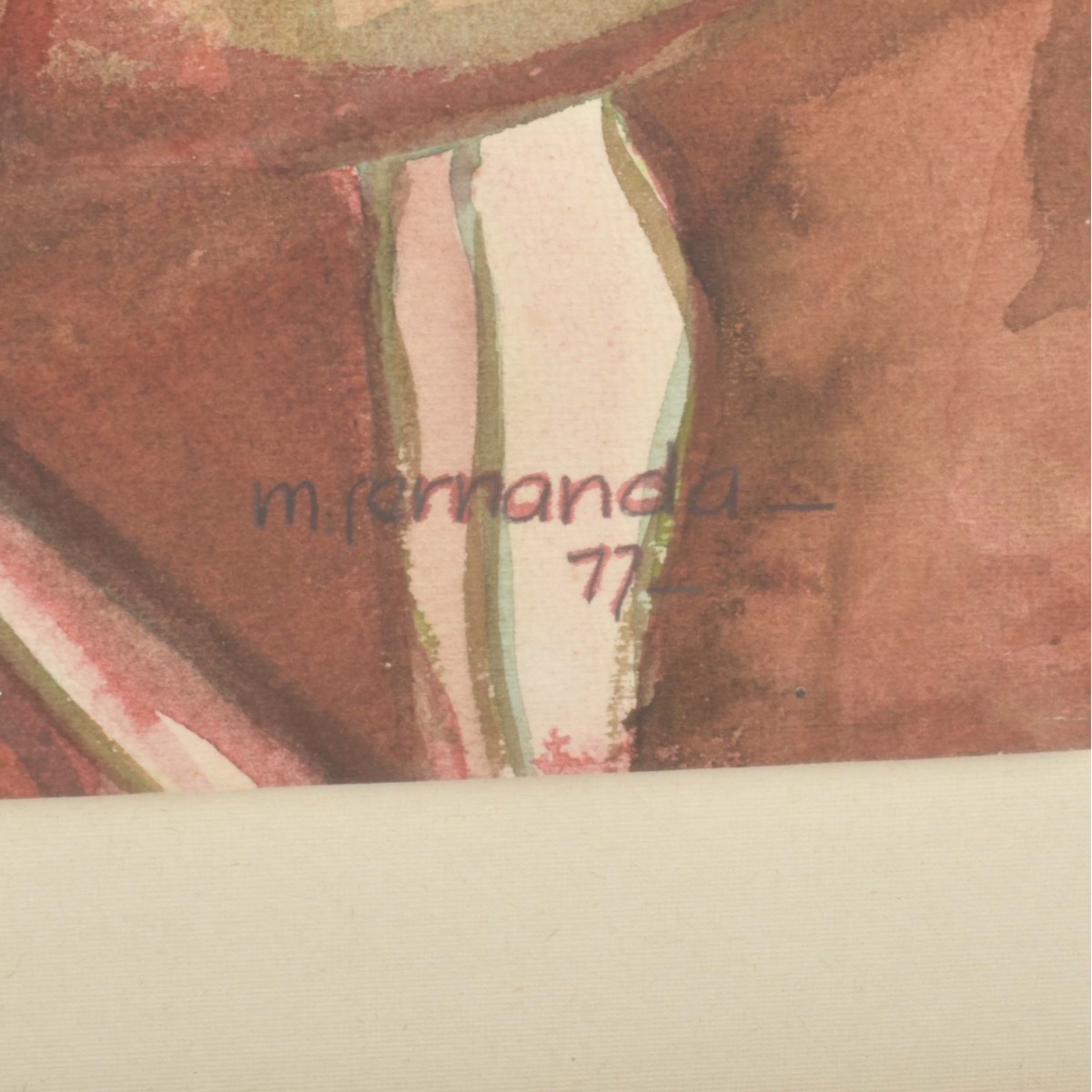 Abstract Figural Watercolor