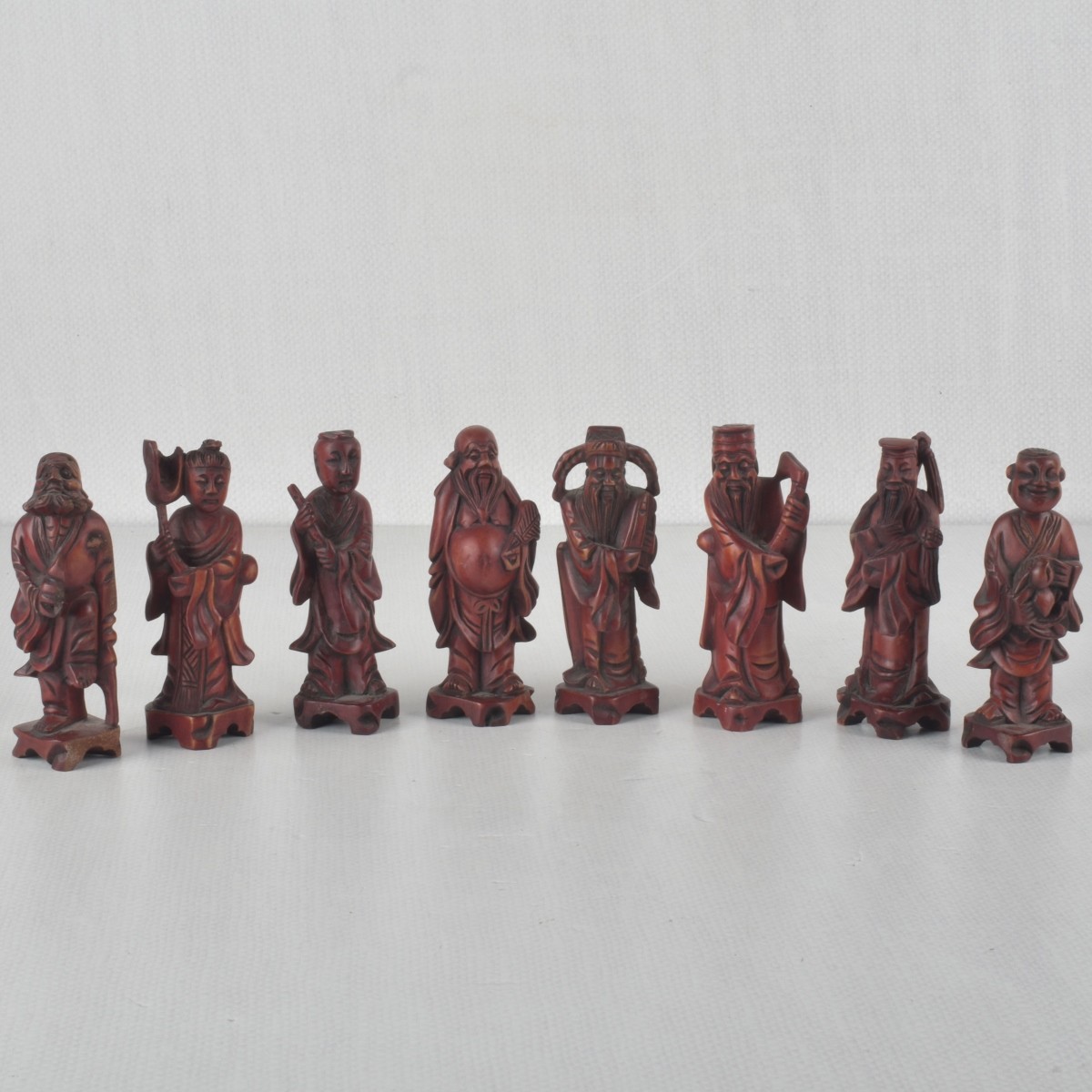 Vintage Carved Taoists Immortals