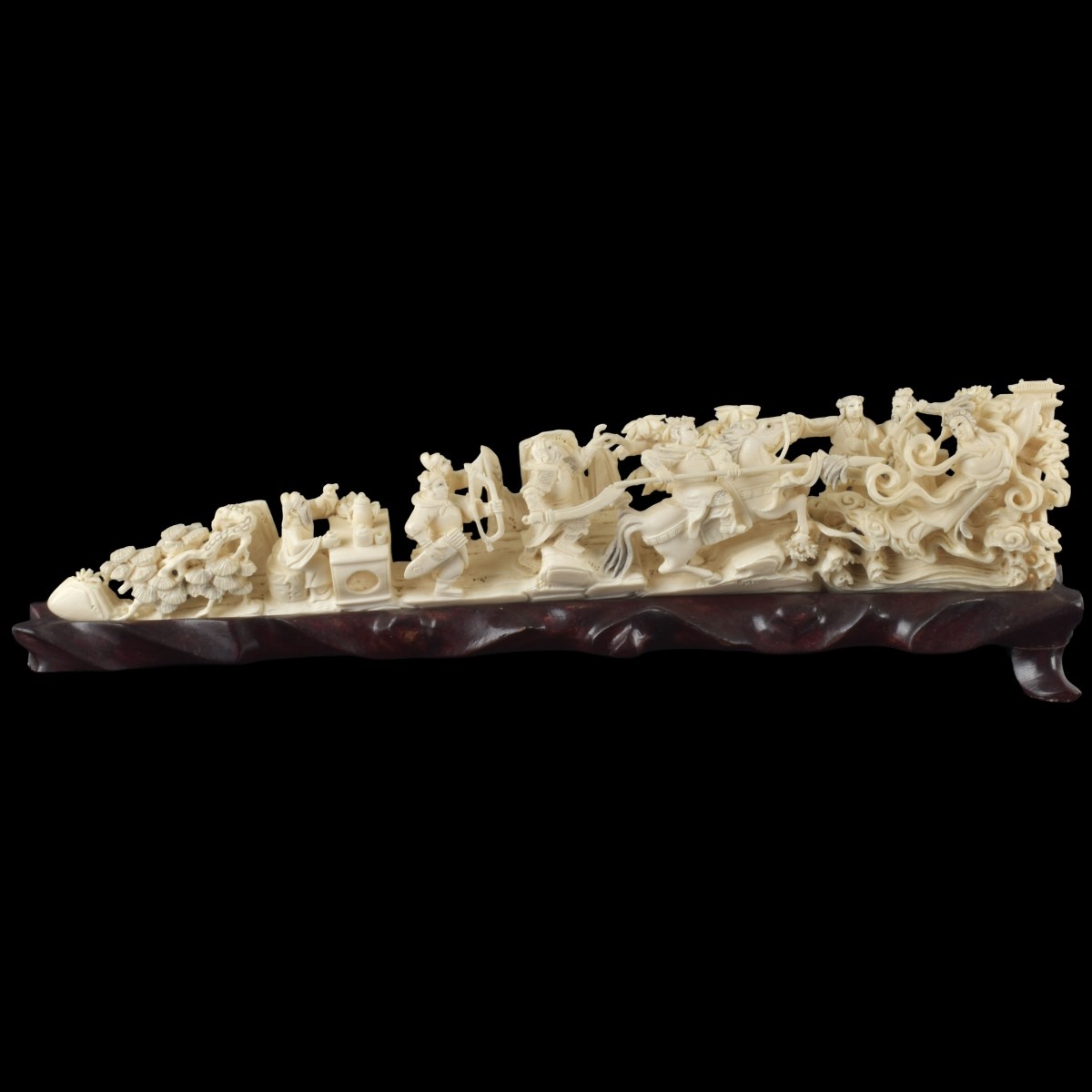 Chinese Well Carved Figural Group