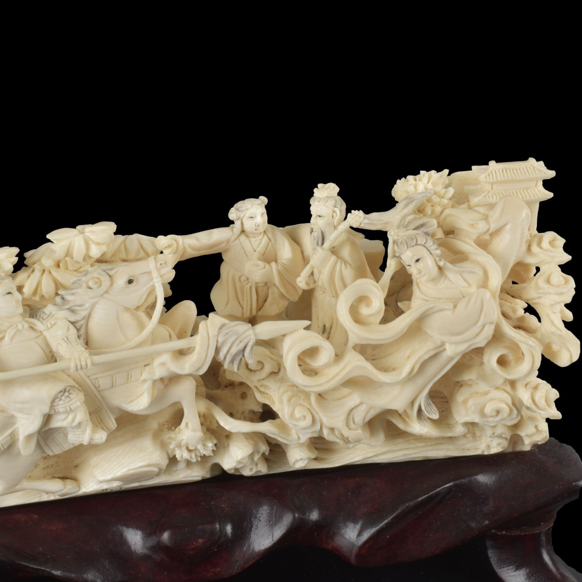 Chinese Well Carved Figural Group