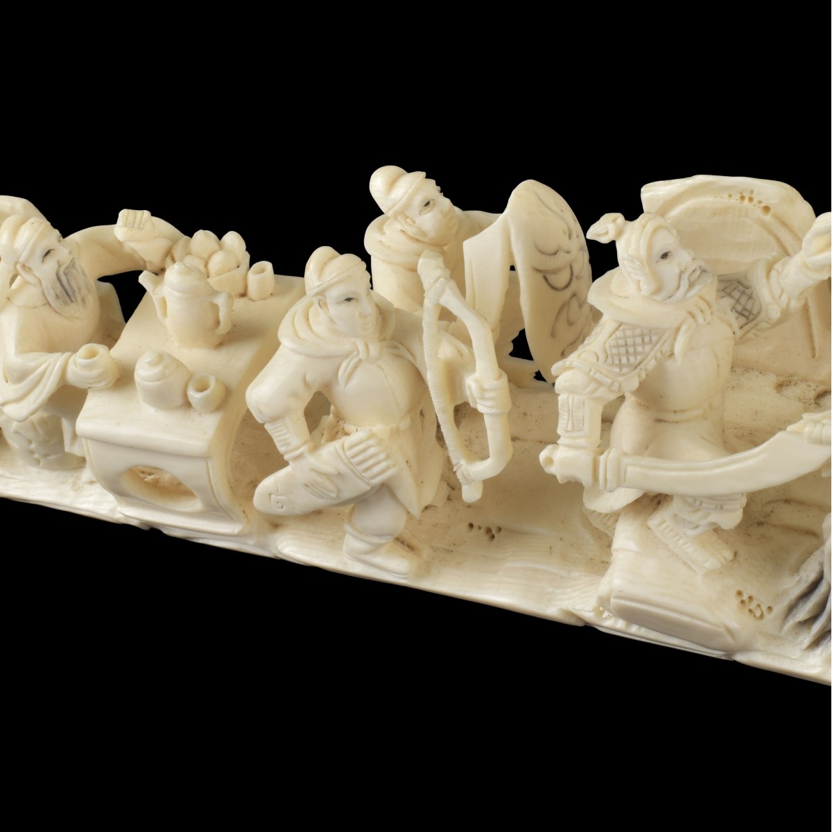 Chinese Well Carved Figural Group