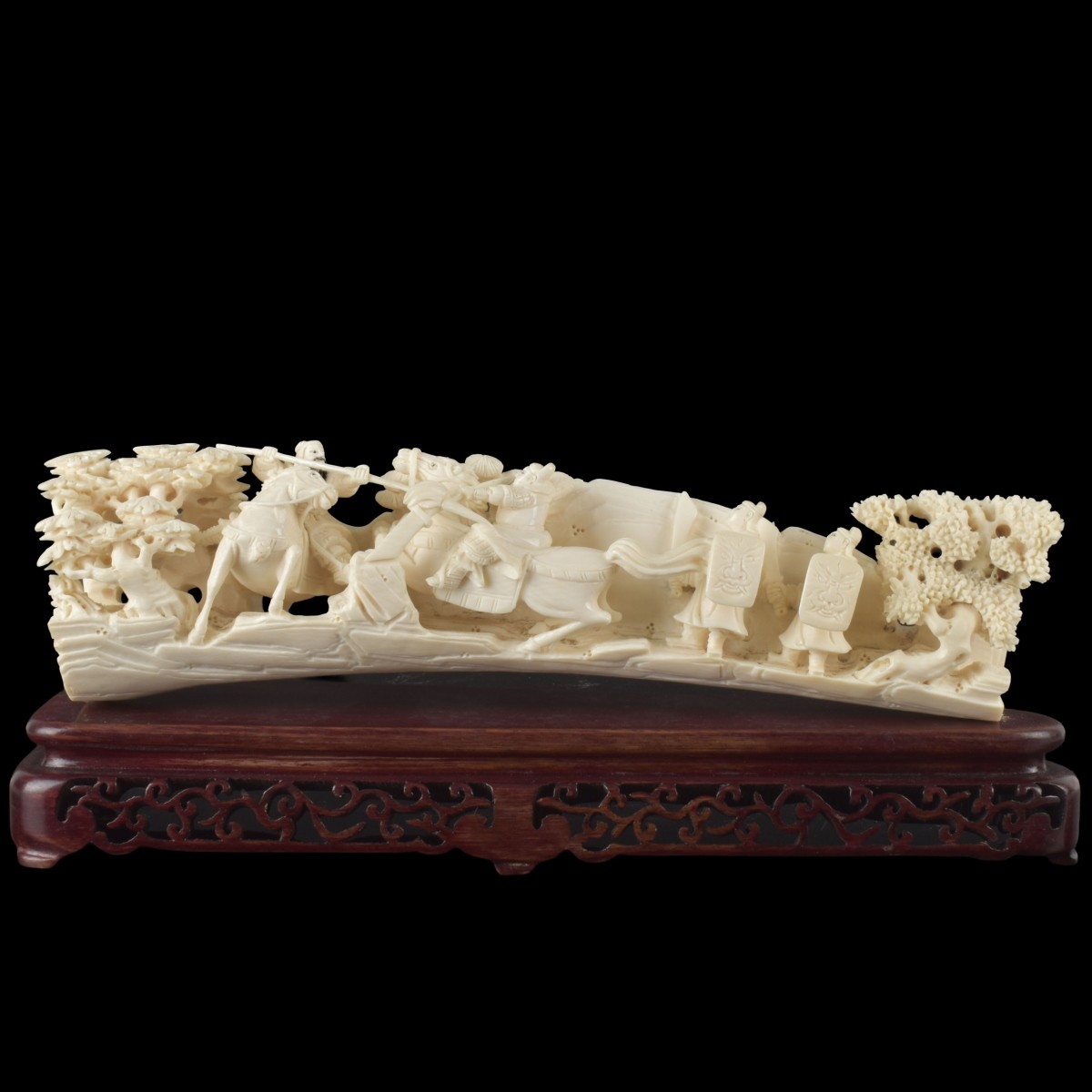 Chinese Well Carved Figural Group