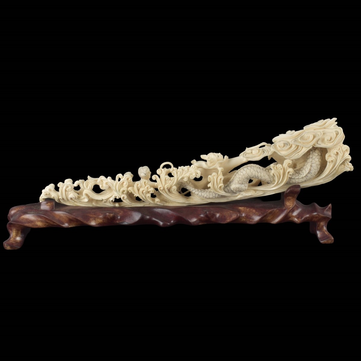 Chinese Well Carved Figural Group