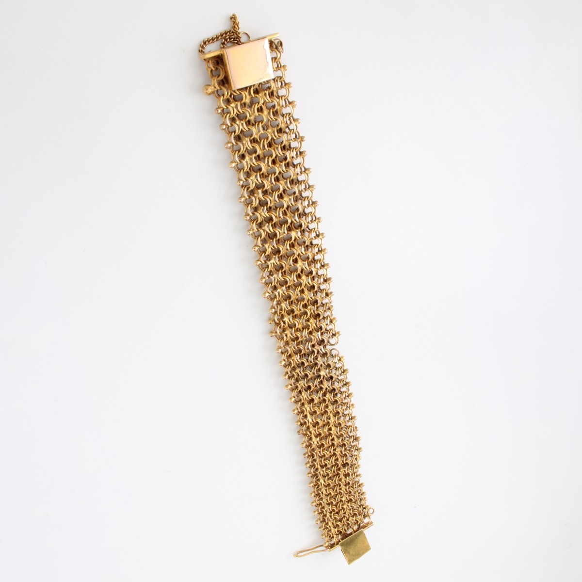 Antique 14K Link Bracelet