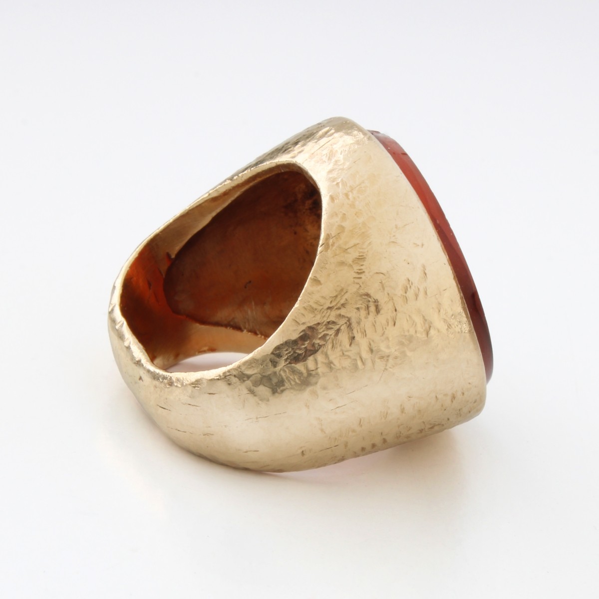Antique Carnelian and 14K Ring