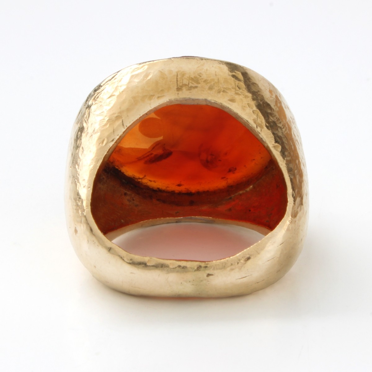 Antique Carnelian and 14K Ring