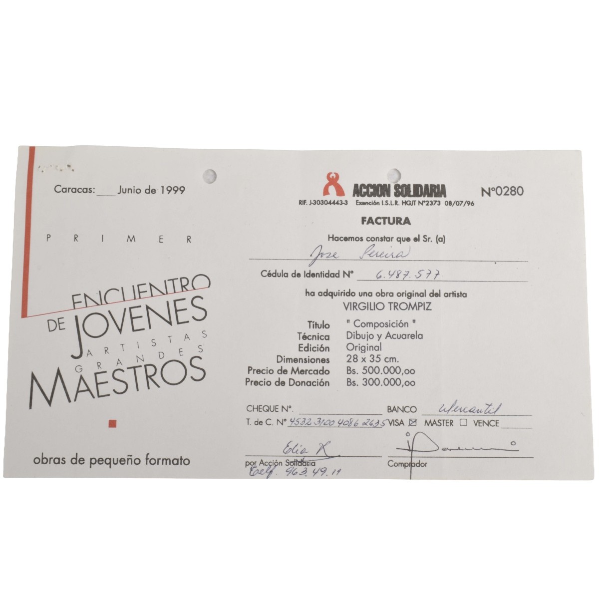 Virgilio Trompiz, Venezuelan (1912-2012)