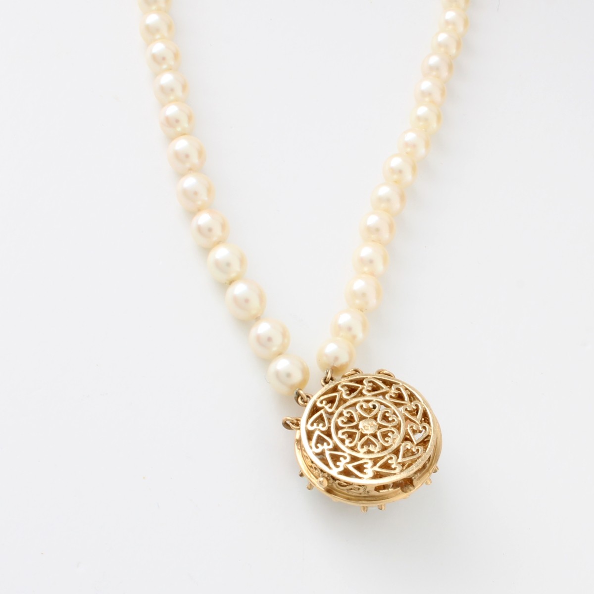 Pearl, Opal and 14K Necklace