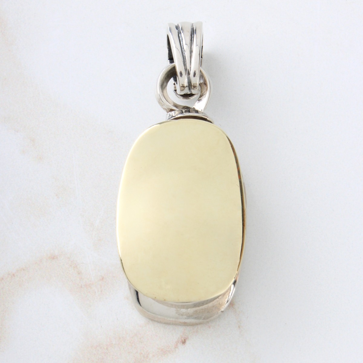 Kieselstein Cord 14K and Sterling Pendant