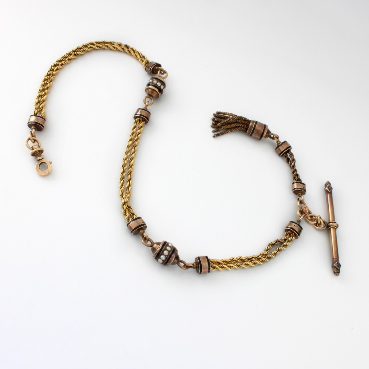 Antique 12K-18K Pocket Watch Chain