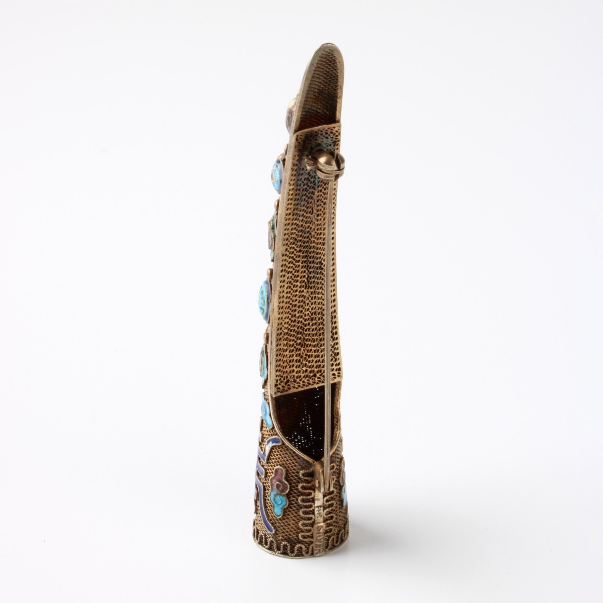 Chinese Silver Nail Guard / Pin