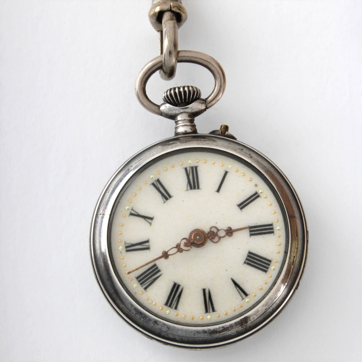 Art Nouveau Pocket Watch and Chain