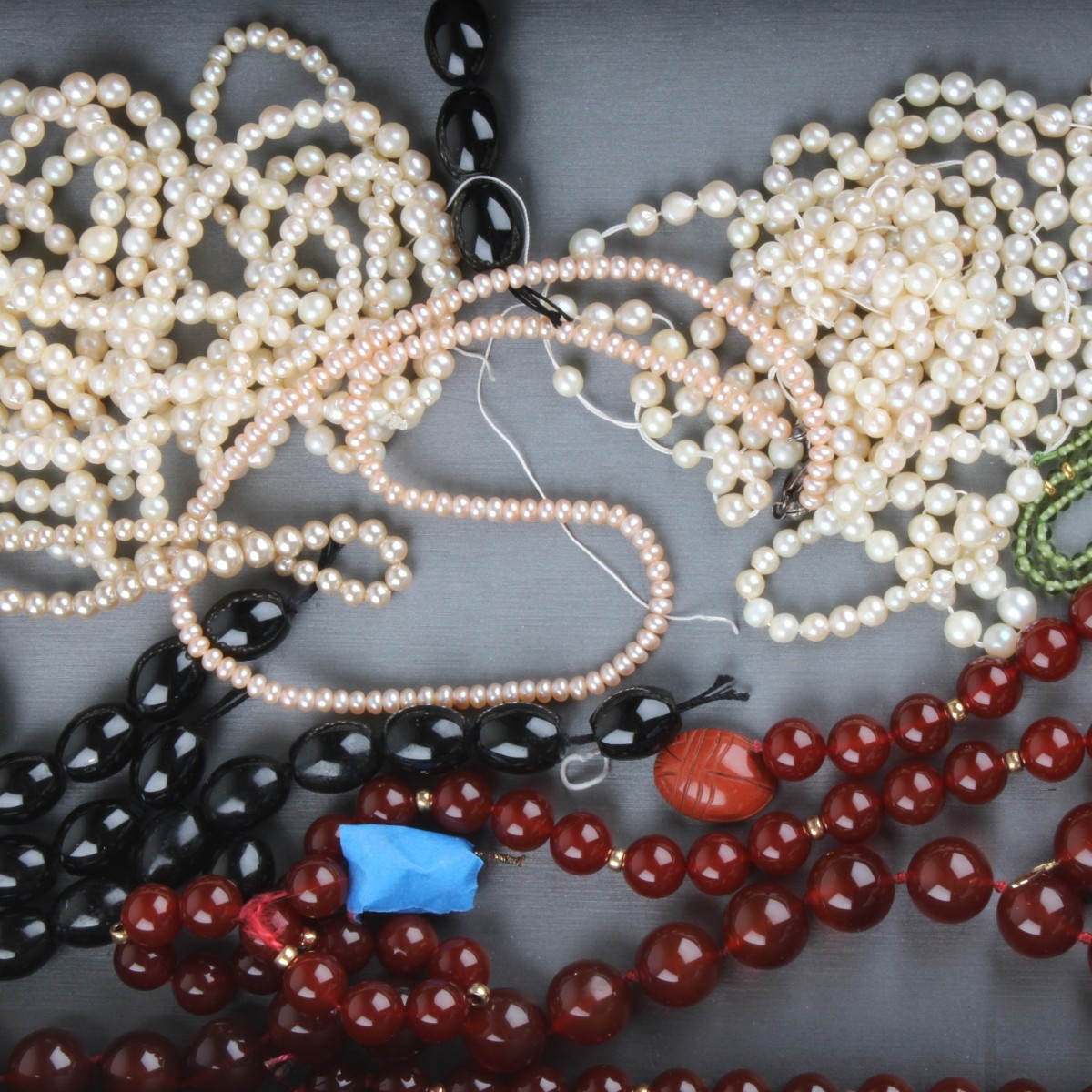 Pearls and Hardstone Beads