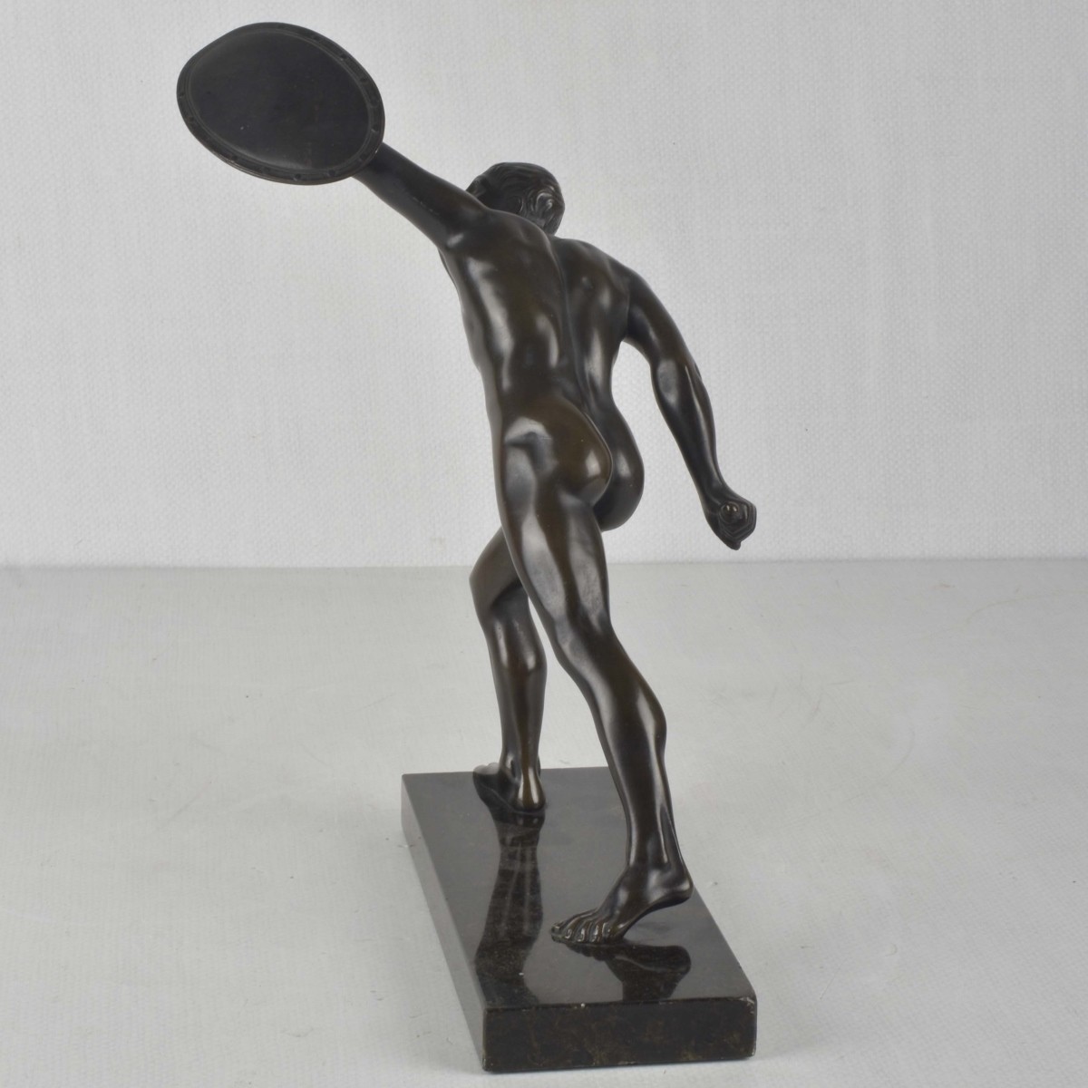 "Borghese Gladiator" Bronze Sculpture