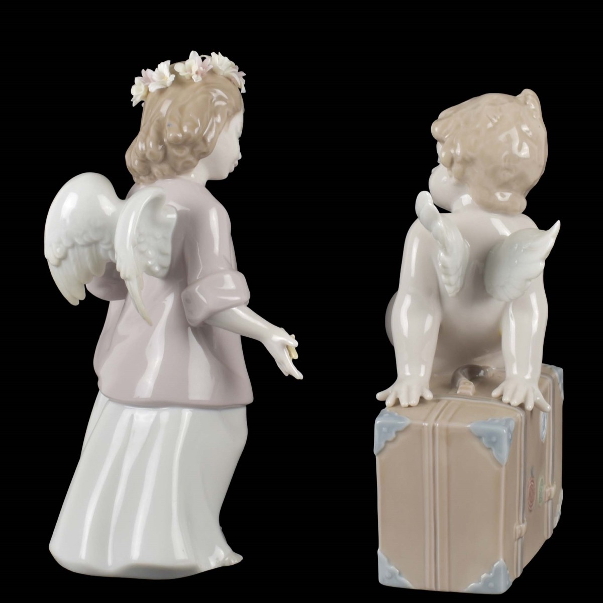 Lladro Porcelain Angel Figures