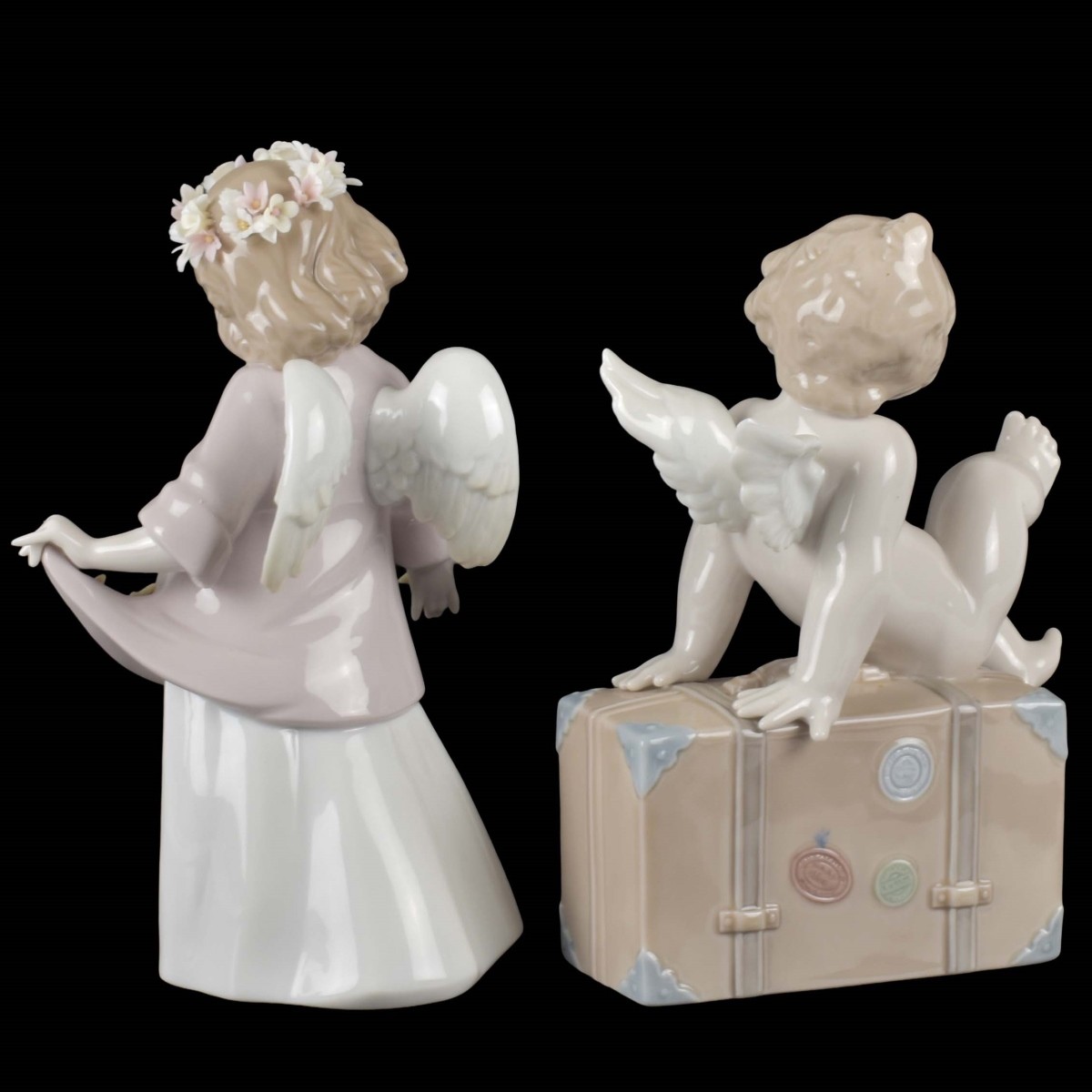 Lladro Porcelain Angel Figures