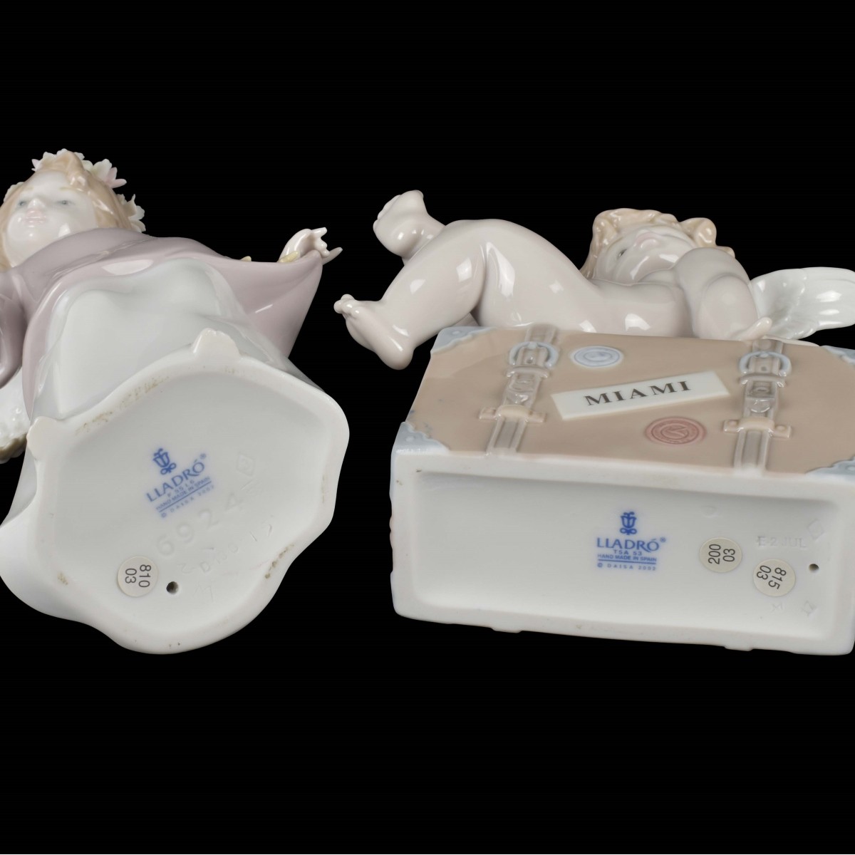 Lladro Porcelain Angel Figures