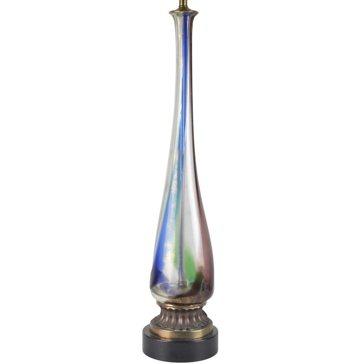 Vintage Italian Murano Glass Table Lamp