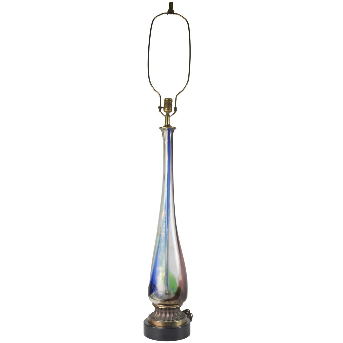 Vintage Italian Murano Glass Table Lamp