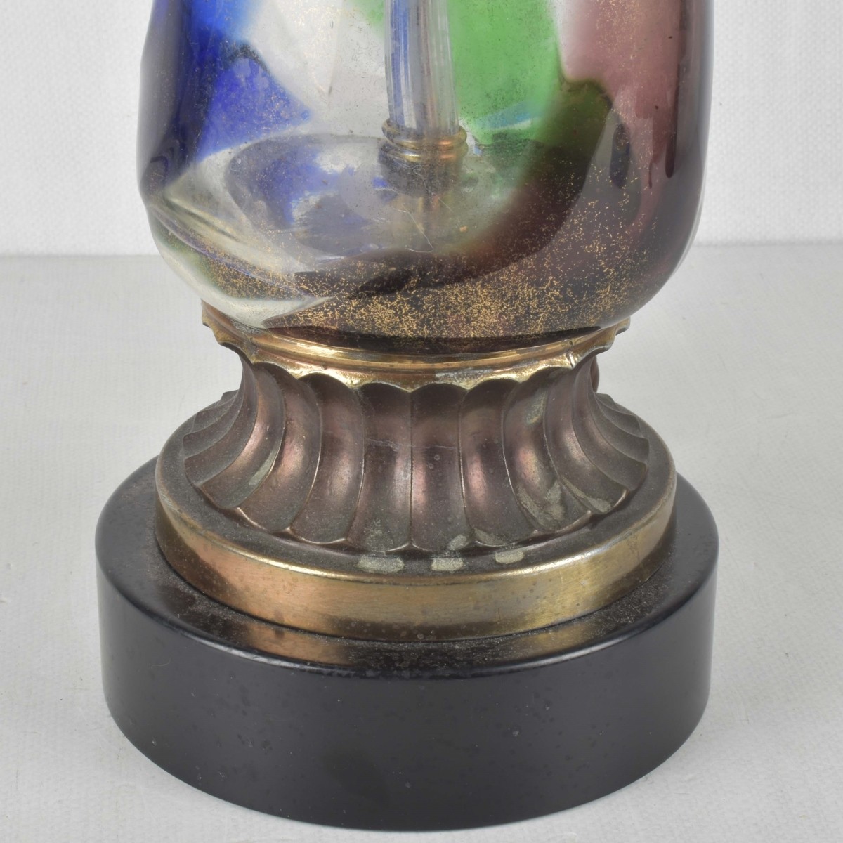 Vintage Italian Murano Glass Table Lamp