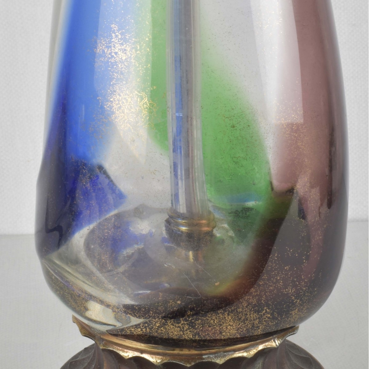Vintage Italian Murano Glass Table Lamp